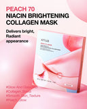 Peach 70 Niacin Brightening Collagen Mask