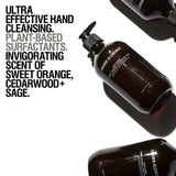 Invigorate Hand Wash: Sweet Orange, Cedarwood, Sage