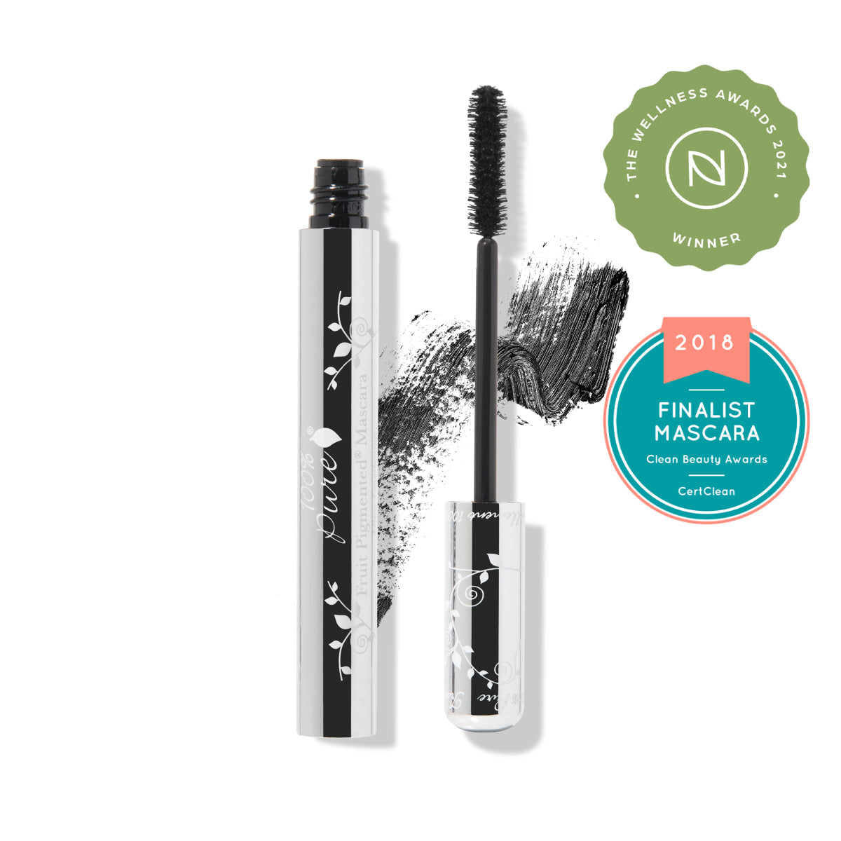 100% PURE® Fruit Pigmented® Ultra Lengthening Mascara, Black Tea