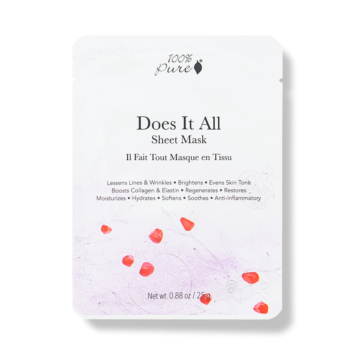 100% PURE® Does It All Sheet Mask, Single