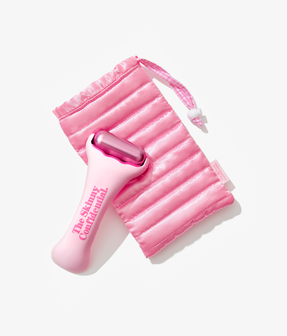 The Skinny Confidential Hot Mess Ice Roller, Sleep Over Kit (Roller + Bag)