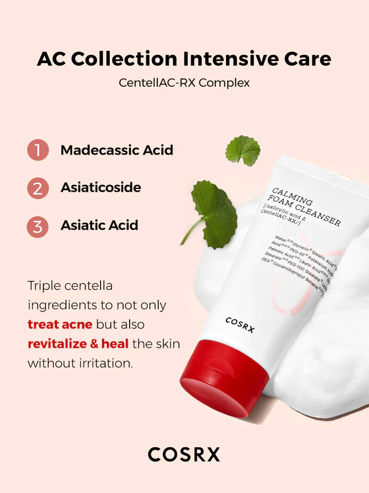 COSRX AC Collection Calming Foam Cleanser at Socialite Beauty Canada