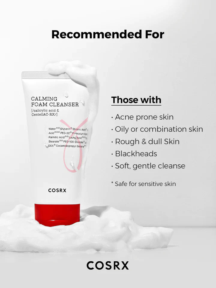 COSRX AC Collection Calming Foam Cleanser at Socialite Beauty Canada