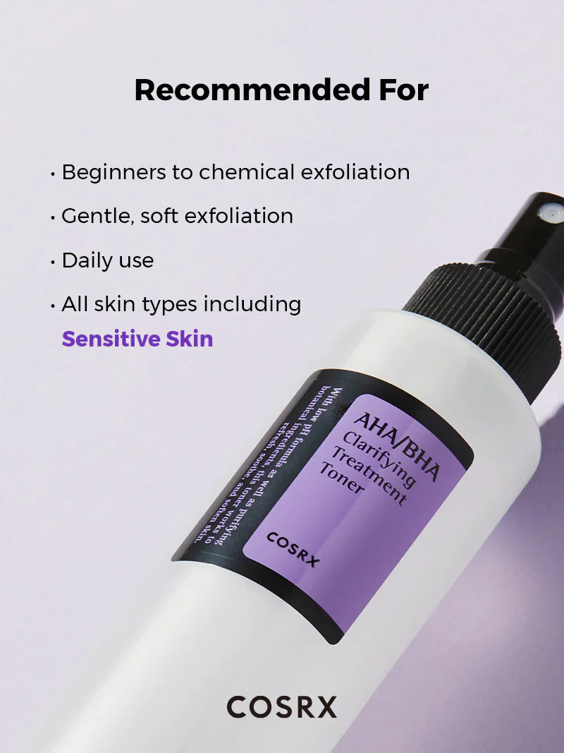 COSRX AHA/BHA Clarifying Treatment Toner at Socialite Beauty Canada