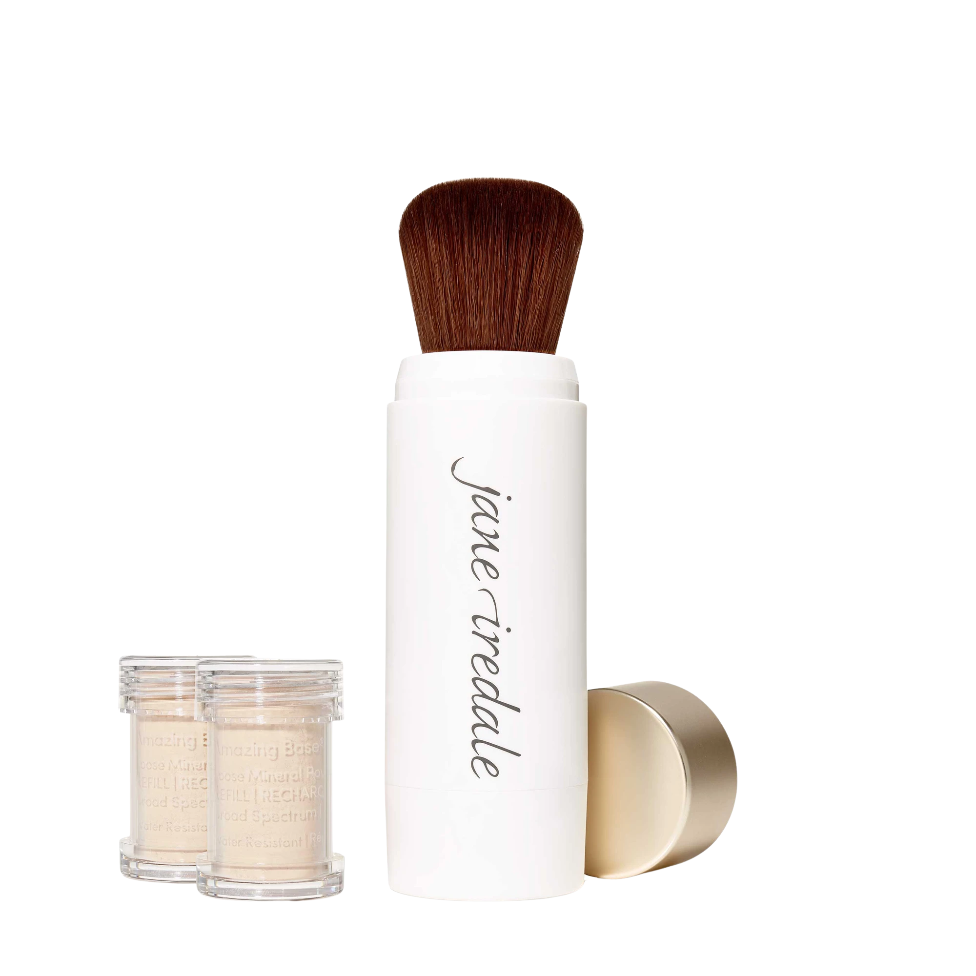 Jane Iredale Amazing Base® Loose Mineral Powder Refillable Brush SPF 20/15, Amazing Base Ivory