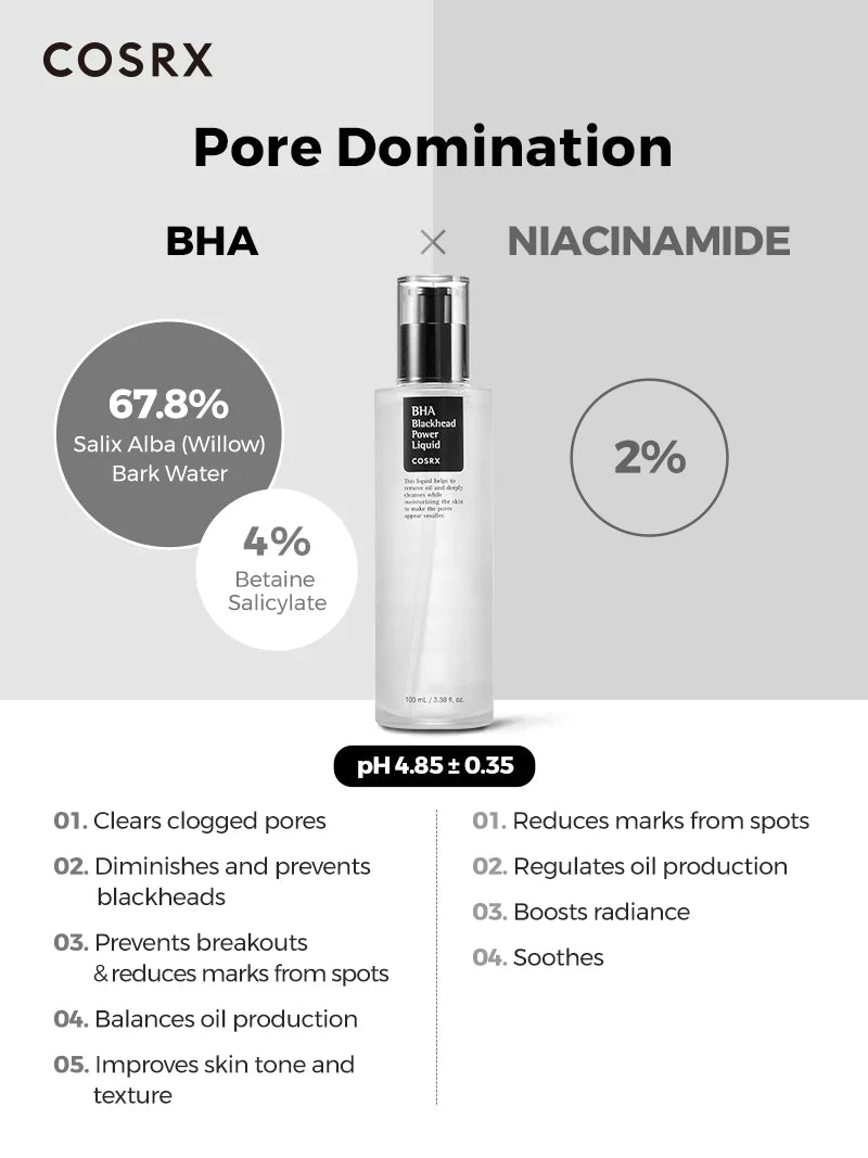 COSRX BHA Blackhead Power Liquid at Socialite Beauty Canada