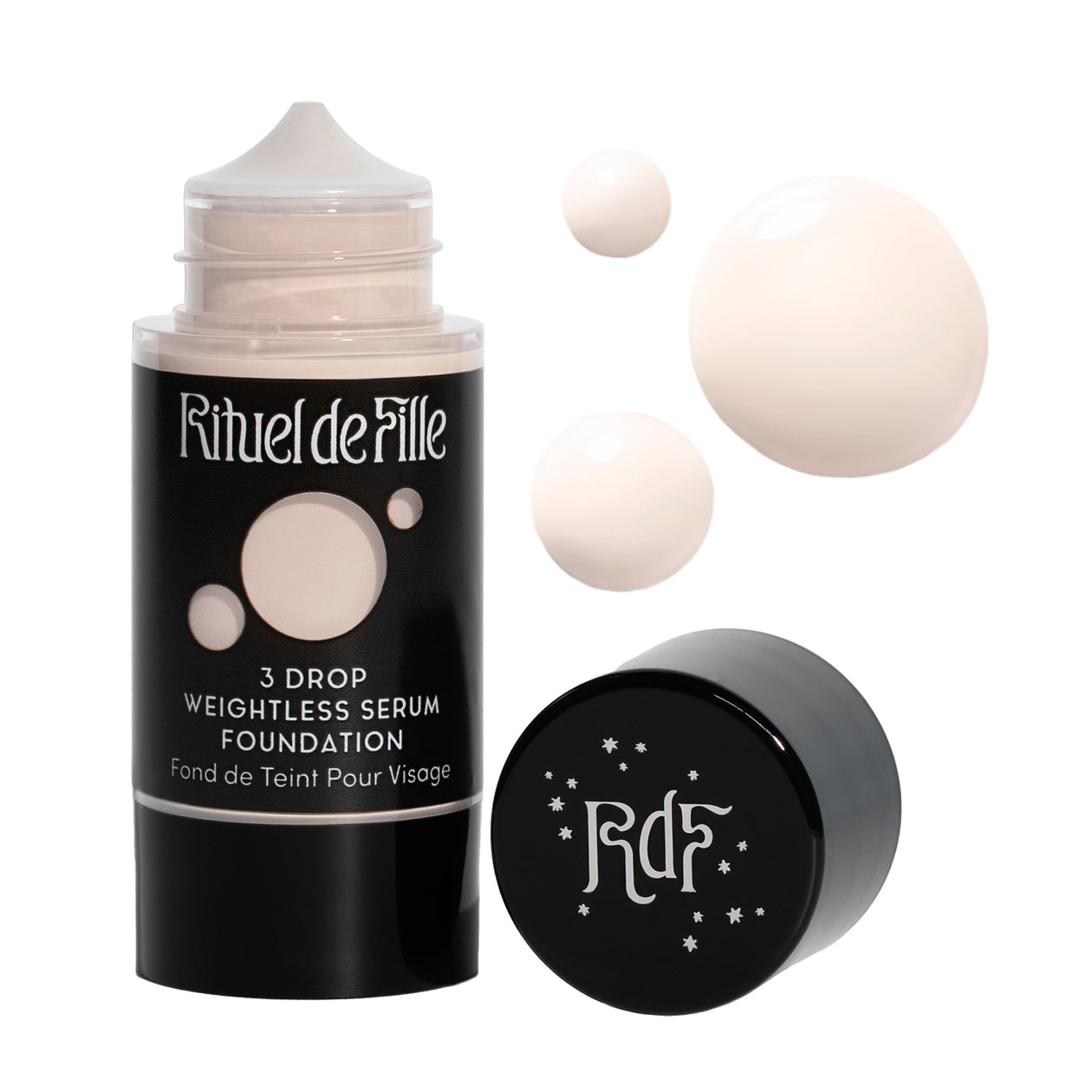 Rituel de Fille 3 Drop Weightless Serum Foundation, Potion #100