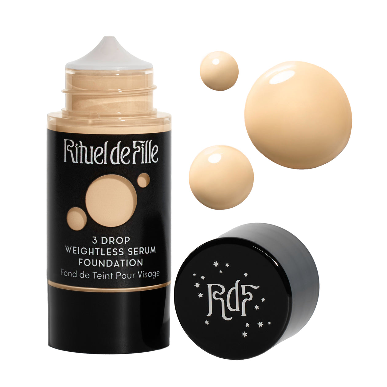 Rituel de Fille 3 Drop Weightless Serum Foundation, Potion #115