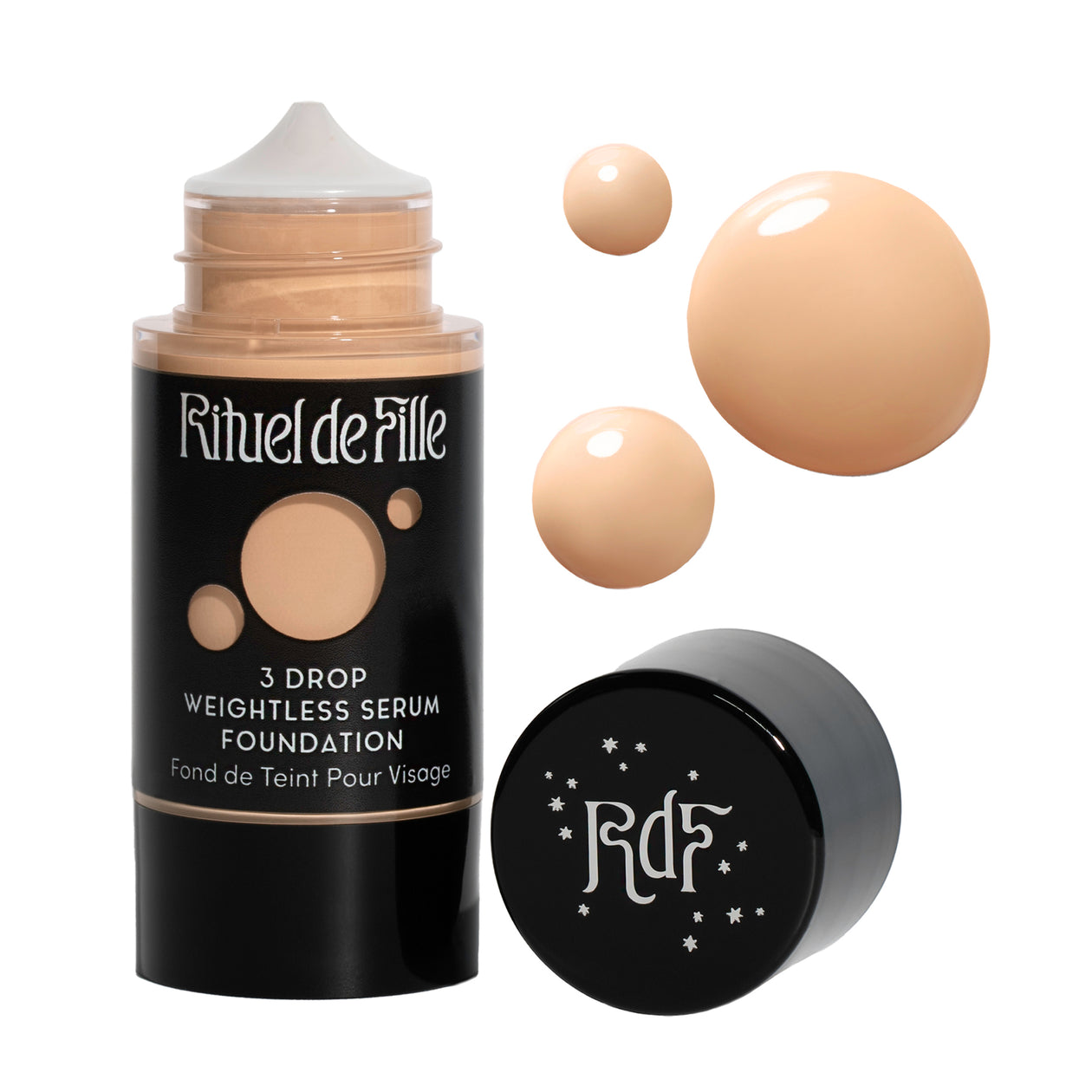 Rituel de Fille 3 Drop Weightless Serum Foundation, Potion #125