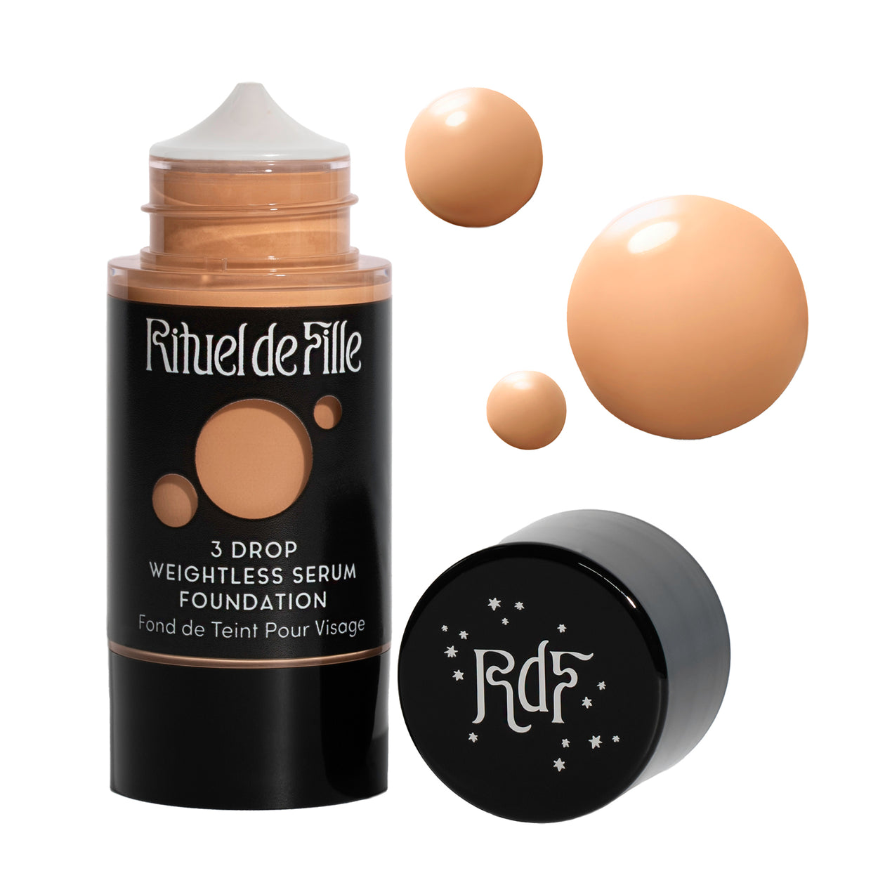 Rituel de Fille 3 Drop Weightless Serum Foundation, Potion #145