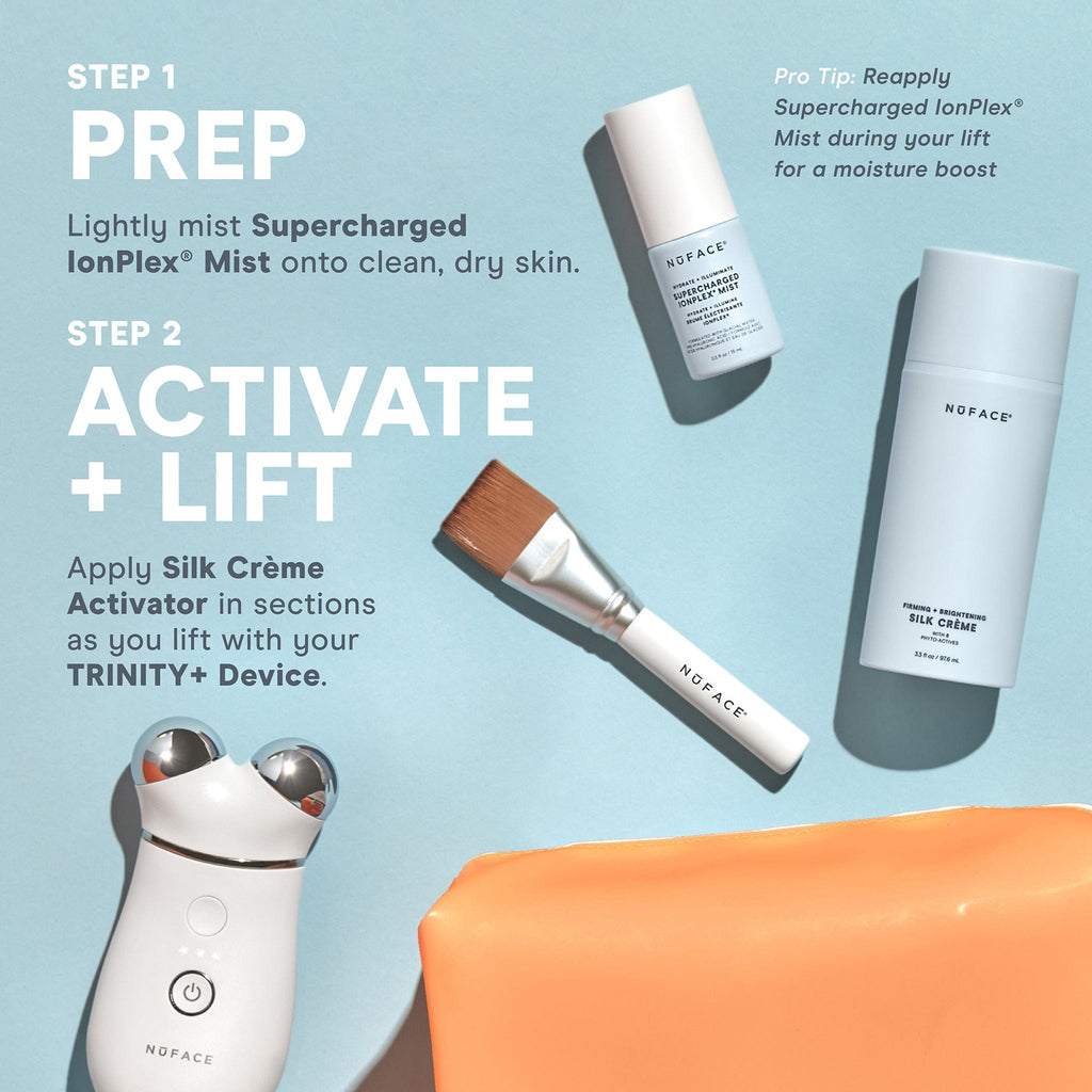 NūFACE Trinity+ PRO Supercharged Skincare Routine