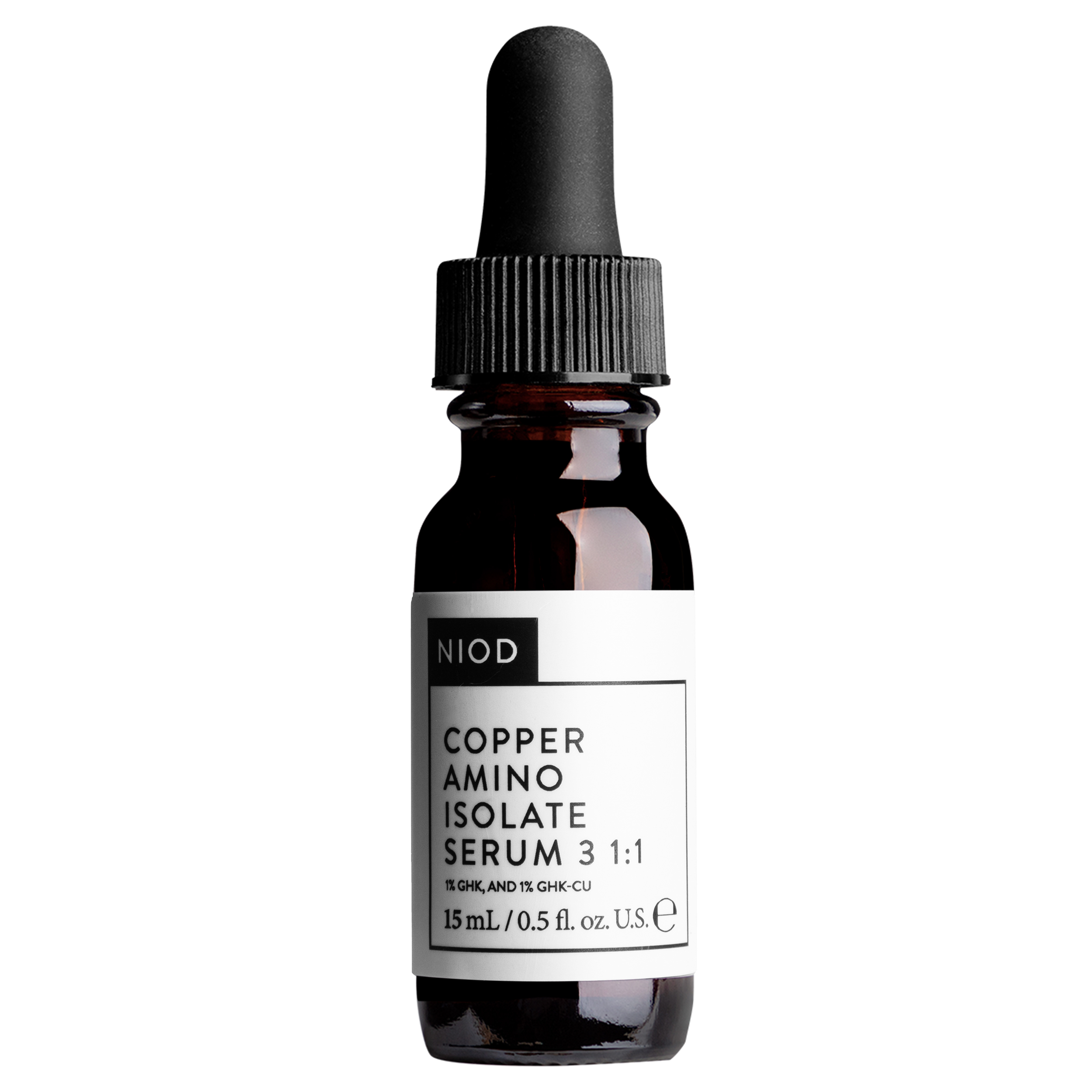 NIOD Copper Amino Isolate Serum 3 1:1 (CAIS), 15mL / 0.5 fl. oz.