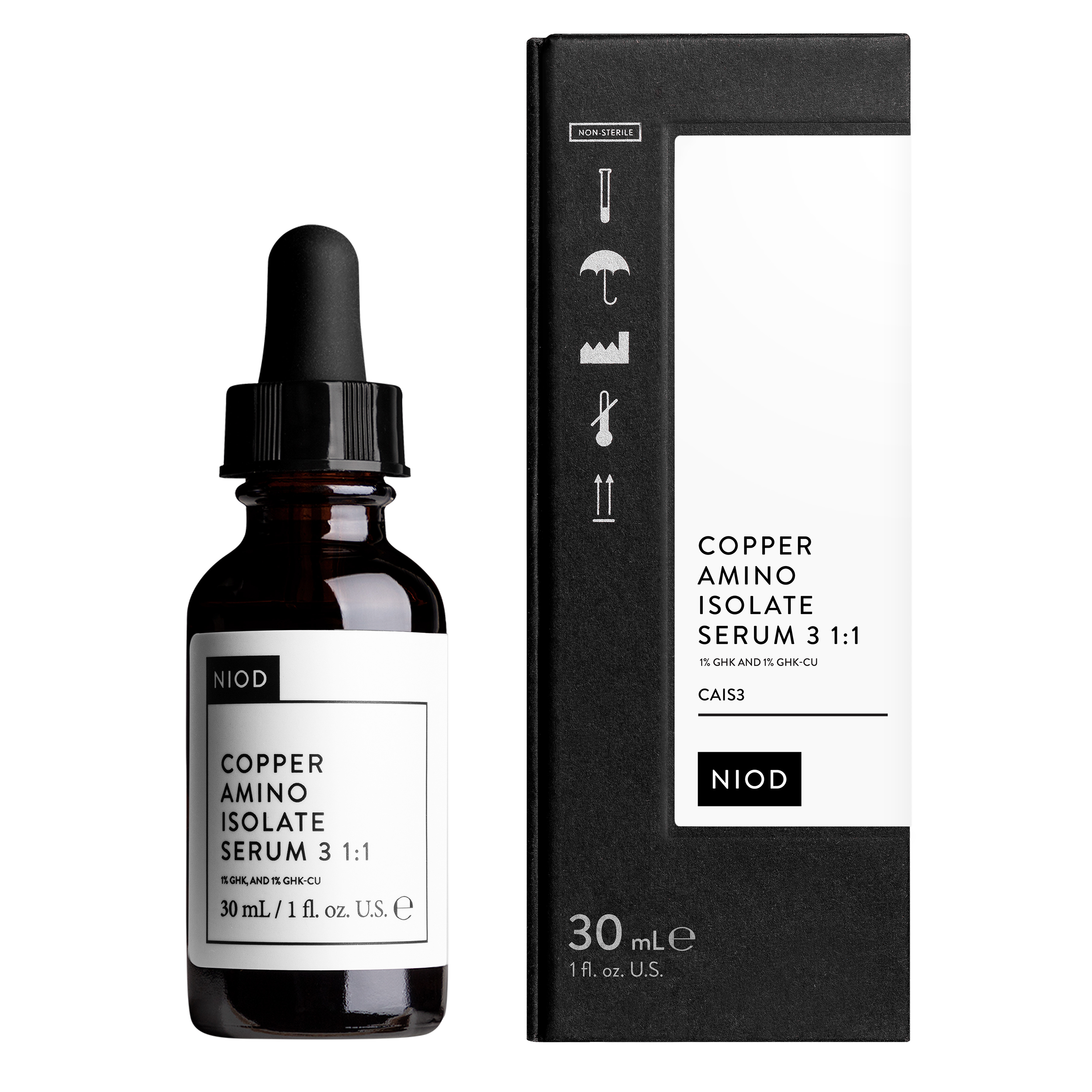 NIOD Copper Amino Isolate Serum 3 1:1 (CAIS) at Socialite Beauty Canada