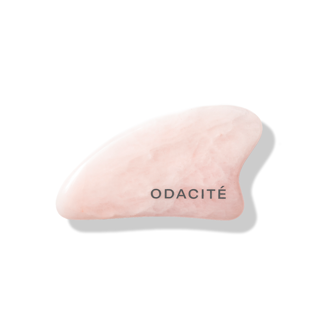 Rose Quartz Crystal Contour Gua Sha