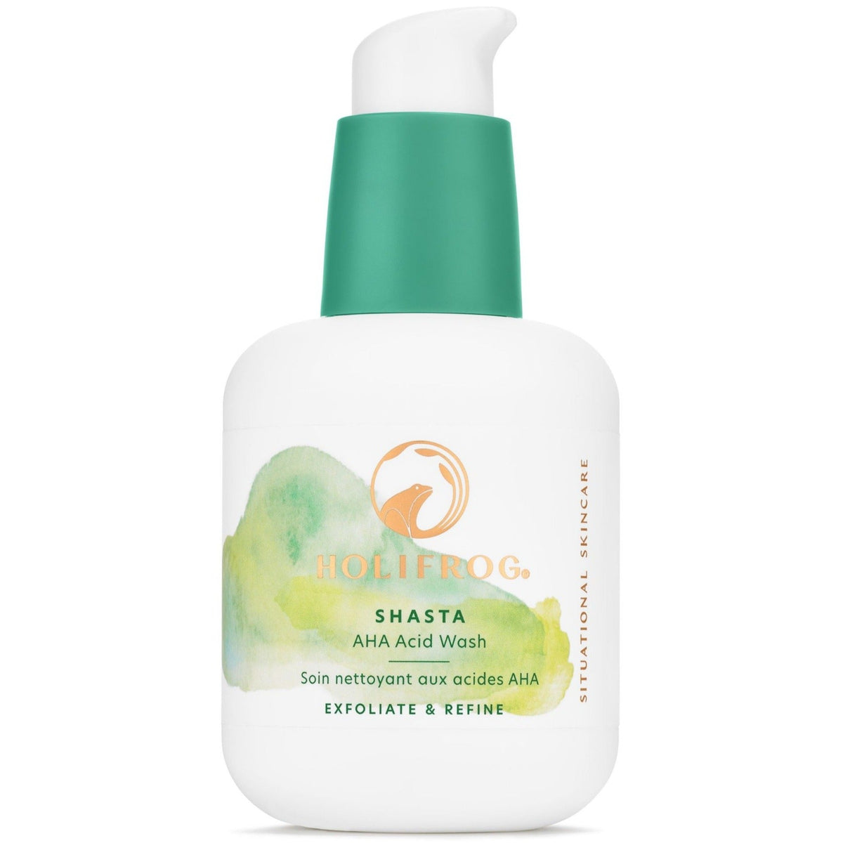 HoliFrog® Shasta AHA Refining Acid Wash available online in Canada at Socialite Beauty.