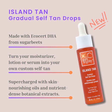 Suntegrity® Island Tan Gradual Self Tan Drops at Socialite Beauty Canada