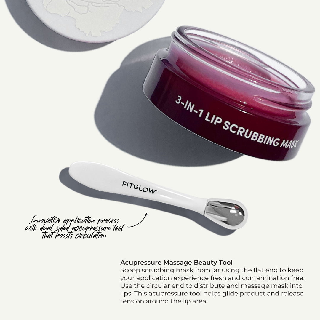 Fitglow Beauty 3-in-1 Lip Scrubbing Mask at Socialite Beauty Canada