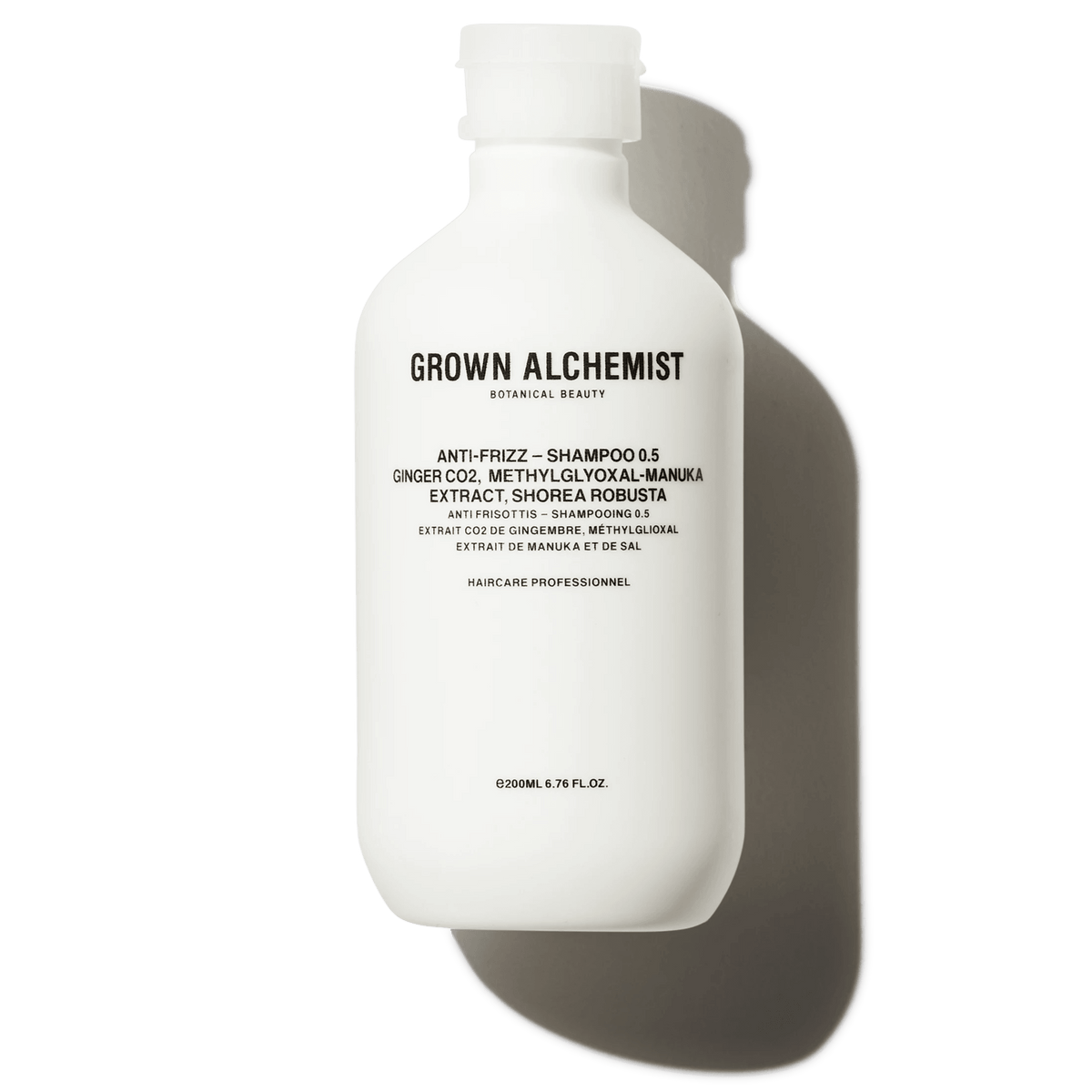 Grown Alchemist Anti-Frizz - Shampoo 0.5: Ginger CO2, Methylglyoxal-Manuka Extract, Shorea Robusta, 200ml