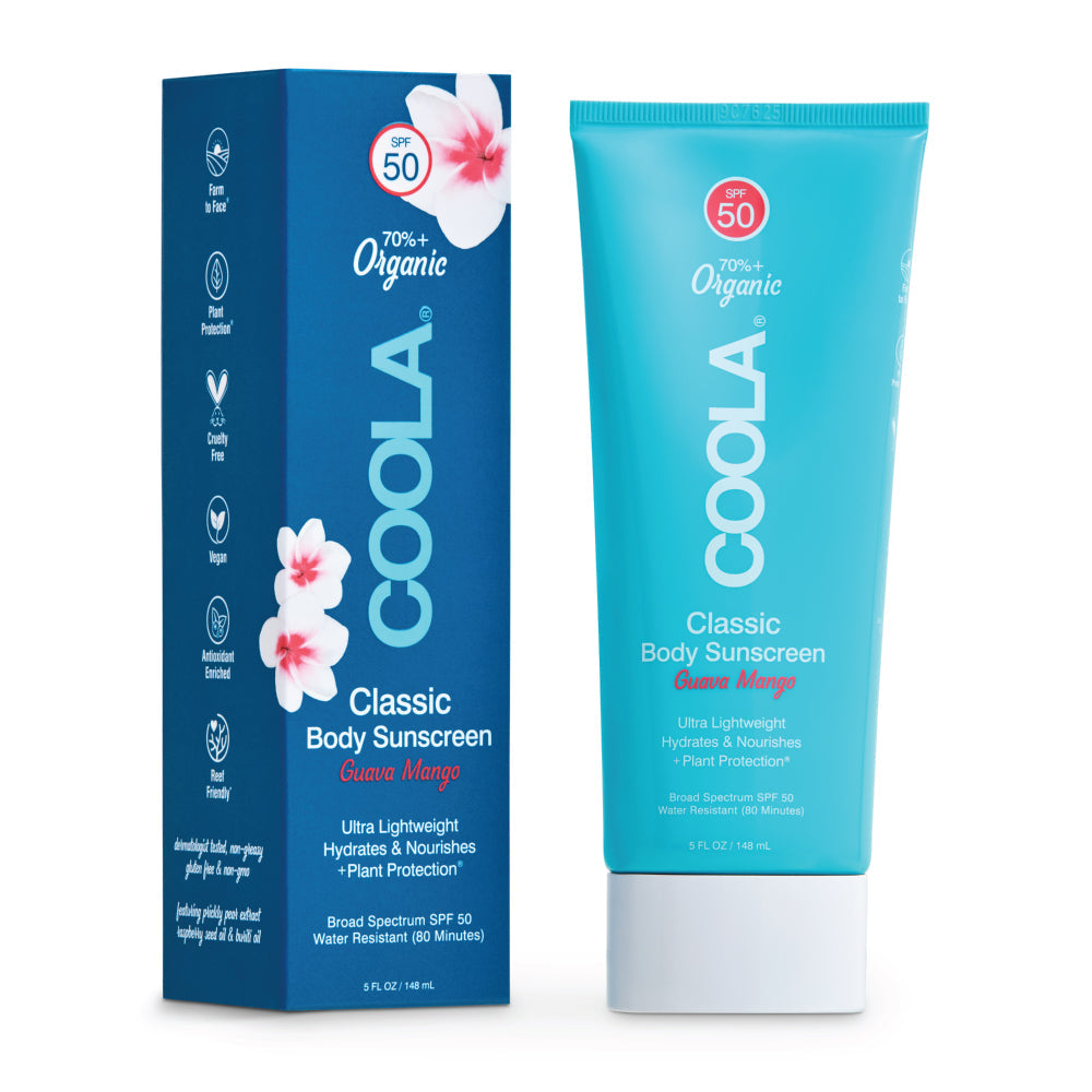 Coola® Classic Body Organic Sunscreen Lotion SPF 50 - Guava Mango at Socialite Beauty Canada