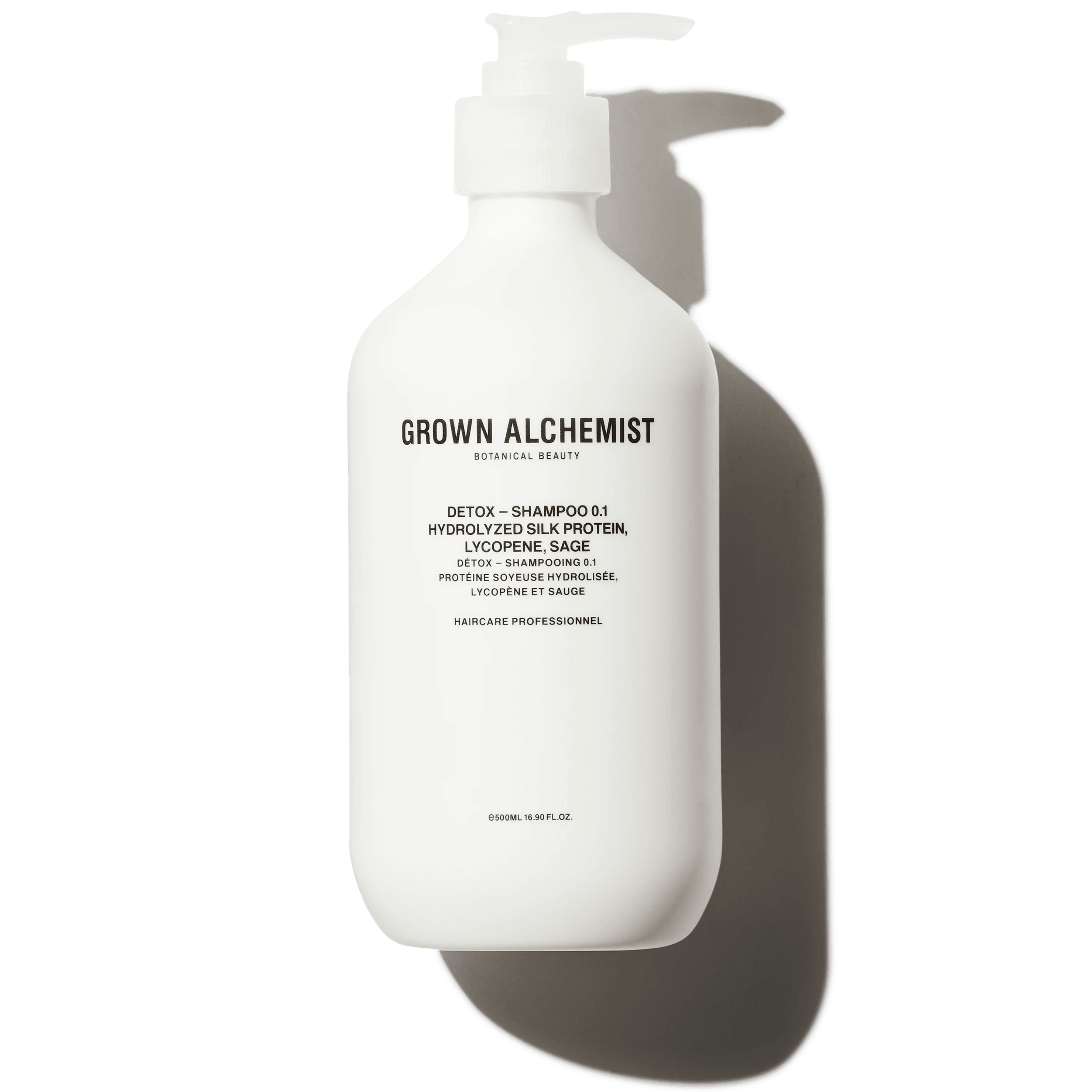 Grown Alchemist Detox - Shampoo 0.1: Hydrolyzed Silk Protein, Lycopene, Sage, 500ml