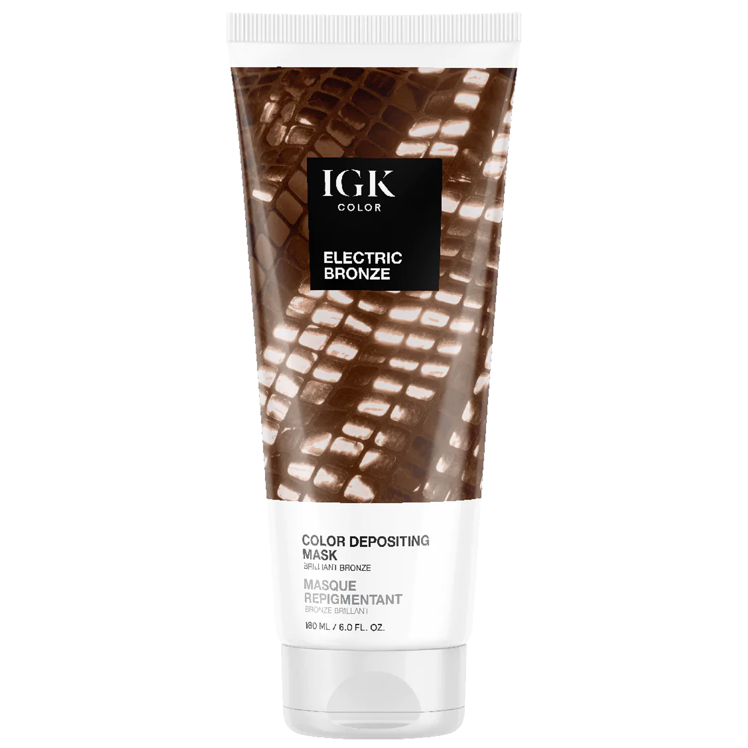 IGK Hair Color Depositing Mask, Electric Bronze