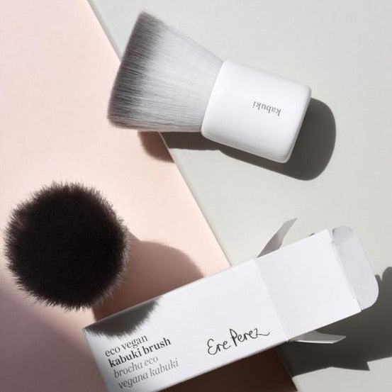 Ere Perez Eco Vegan Kabuki Brush - flat top at Socialite Beauty Canada