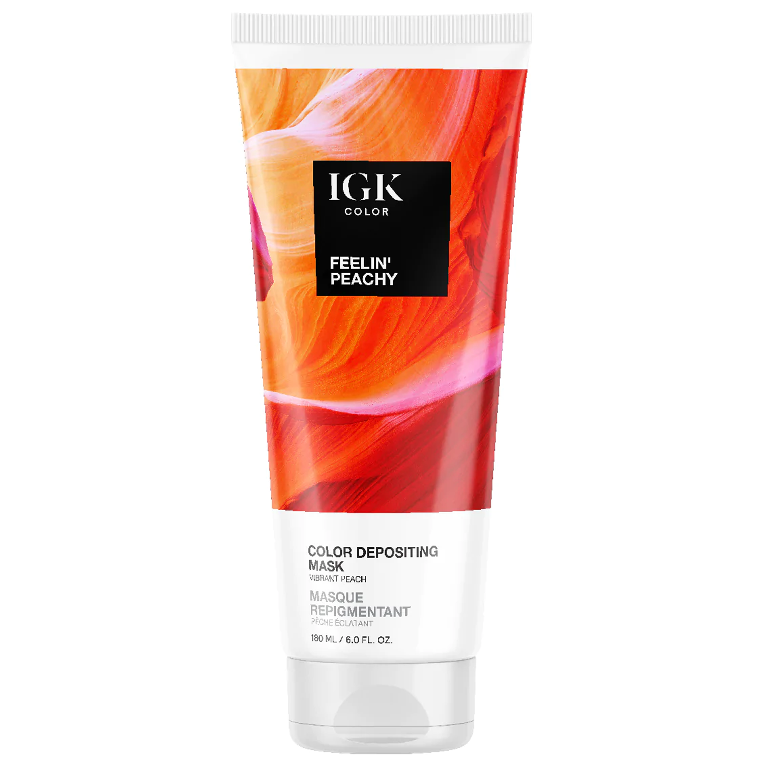 IGK Hair Color Depositing Mask, Feelin' Peachy