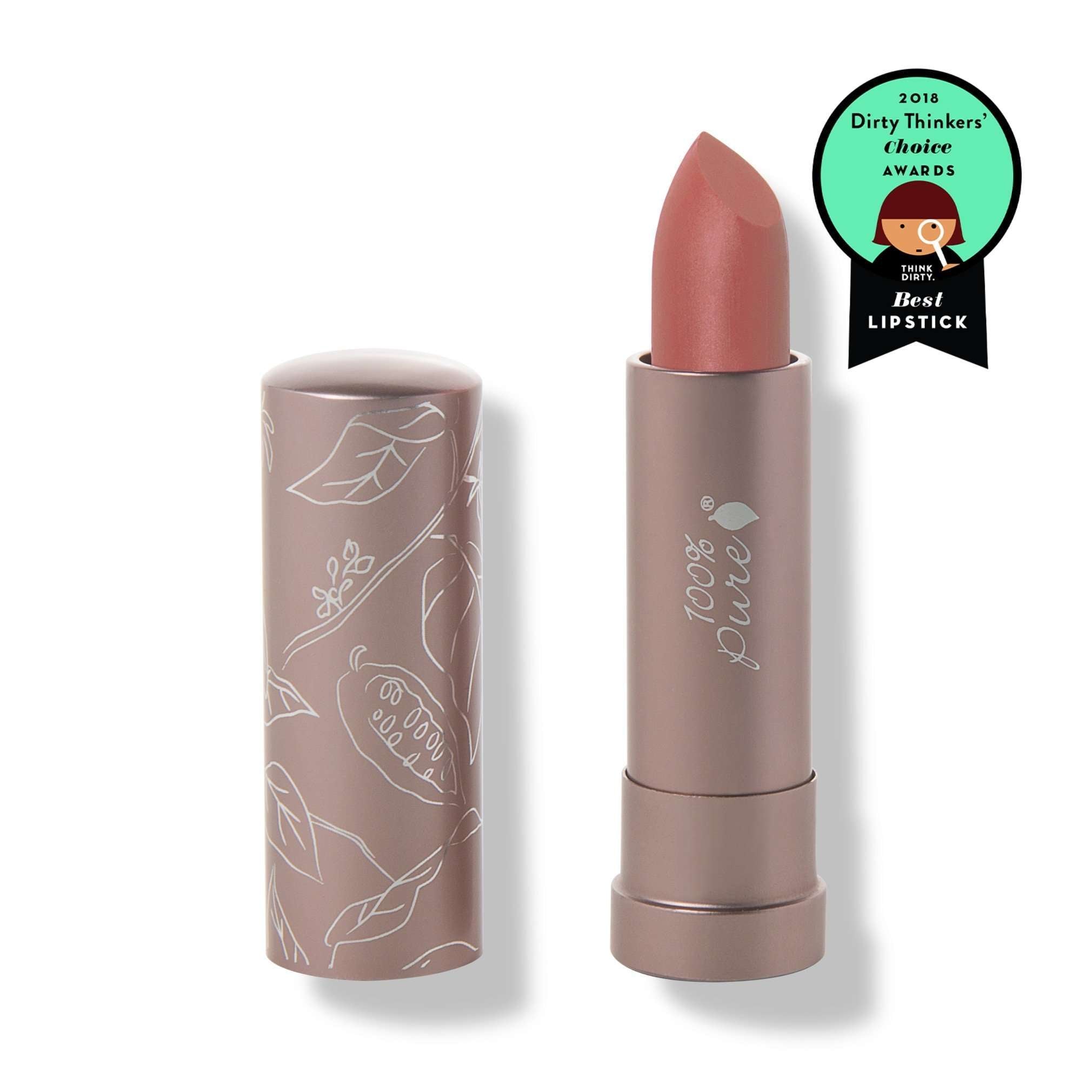 100% Pure® Fruit Pigmented® Cocoa Butter Matte Lipstick, Cassia