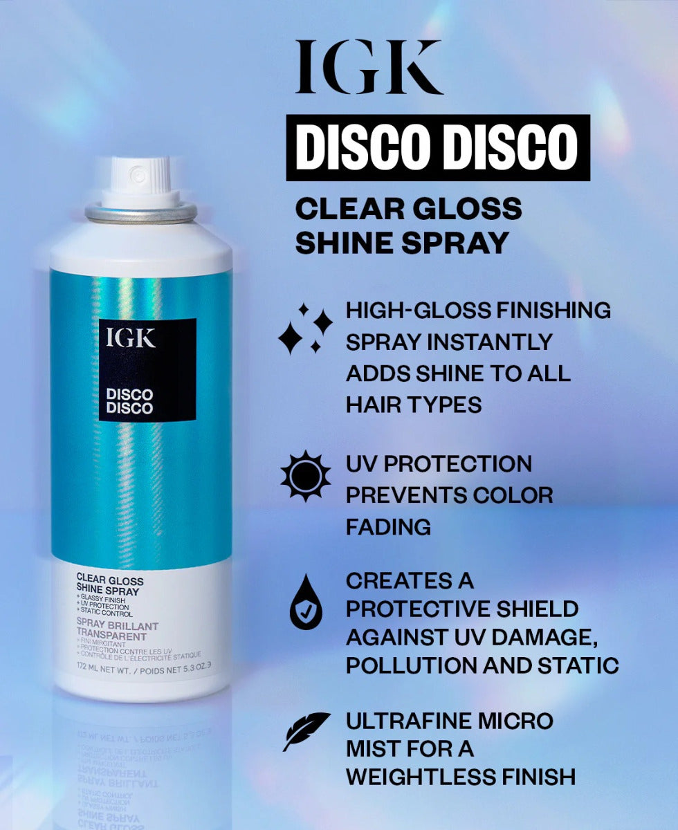 Disco Disco Clear Gloss Shine Spray