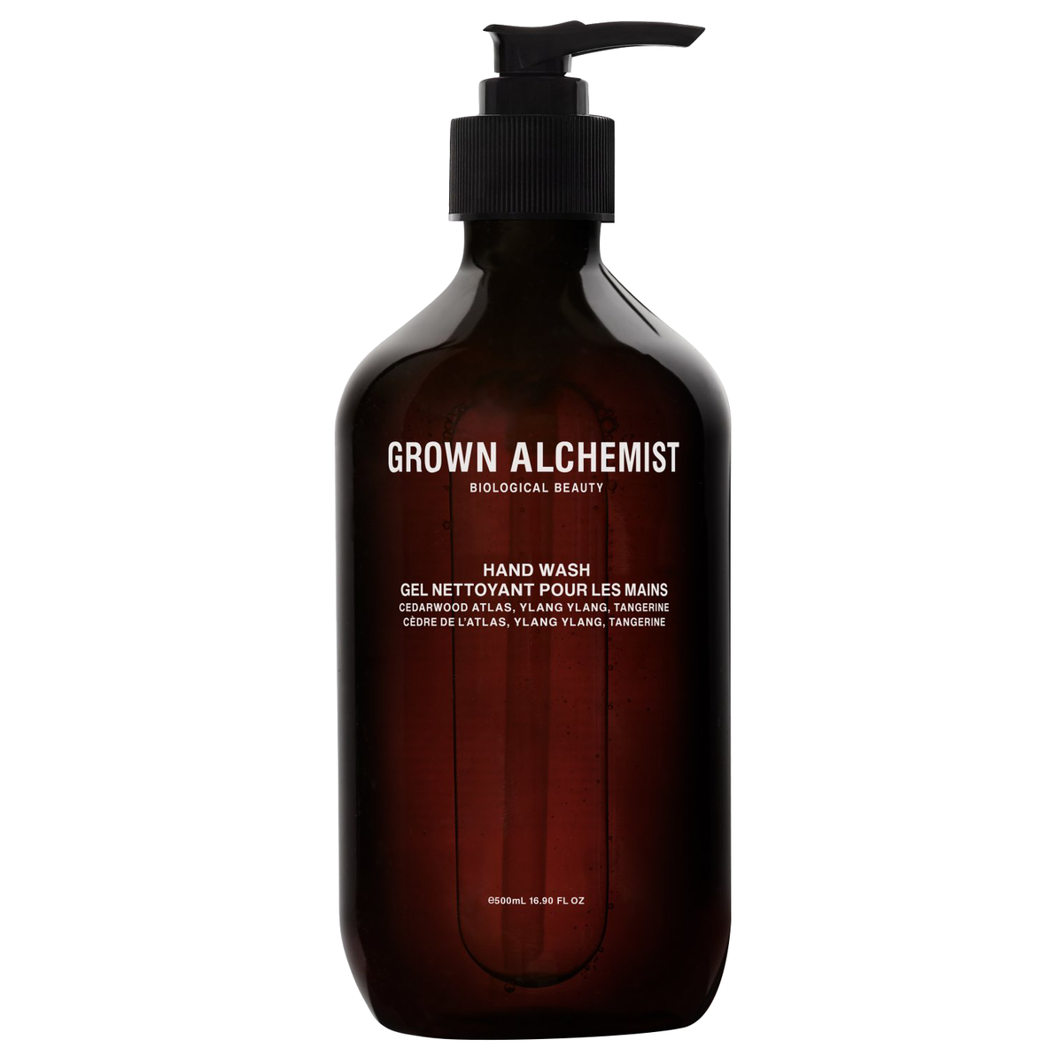 Grown Alchemist Hand Wash: Cedarwood Atlas, Ylang Ylang, Tangerine, 500mL