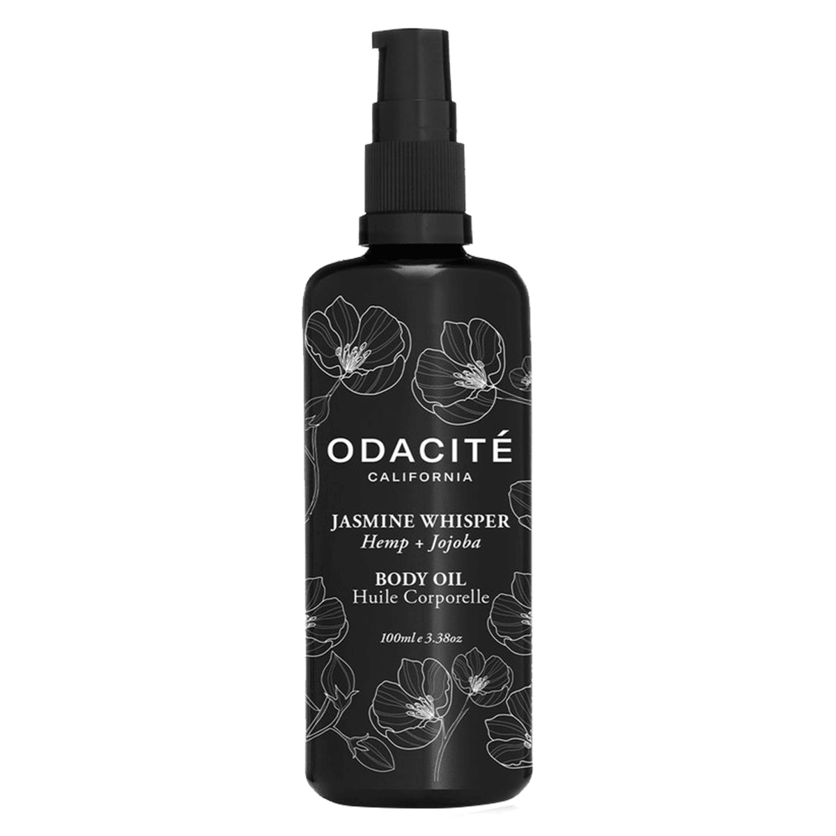 Odacité Jasmine Whisper | Hemp + Jojoba Body Oil at Socialite Beauty Canada