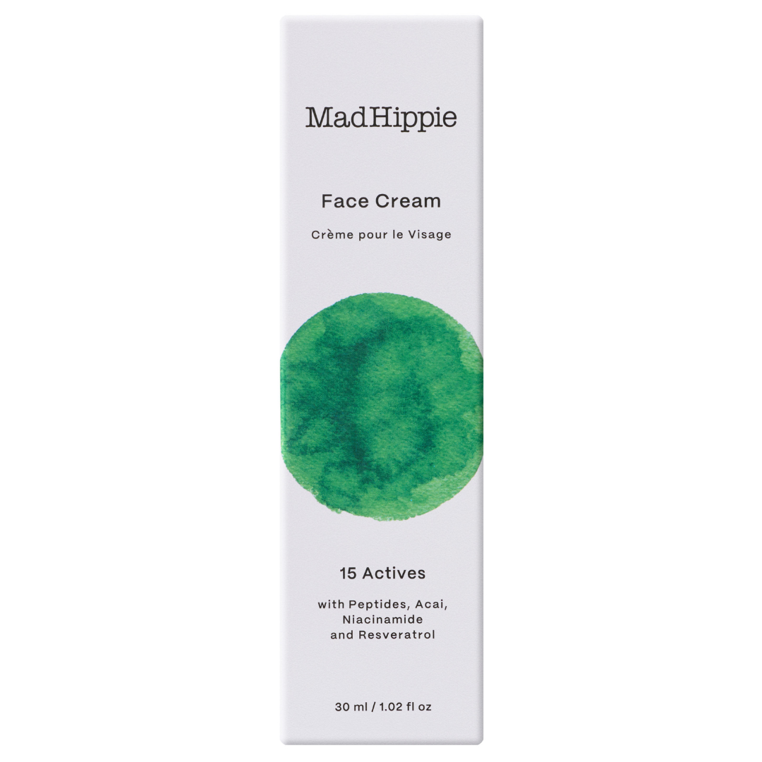 Mad Hippie Face Cream - with Peptides, Acai, Niacinamide and Resveratrol at Socialite Beauty Canada