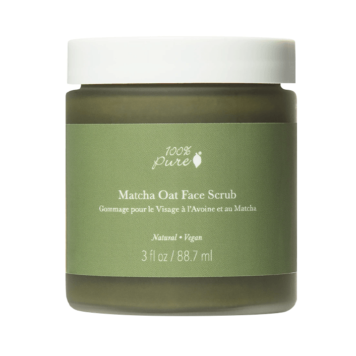 100% Pure® Matcha Oat Face Scrub at Socialite Beauty Canada