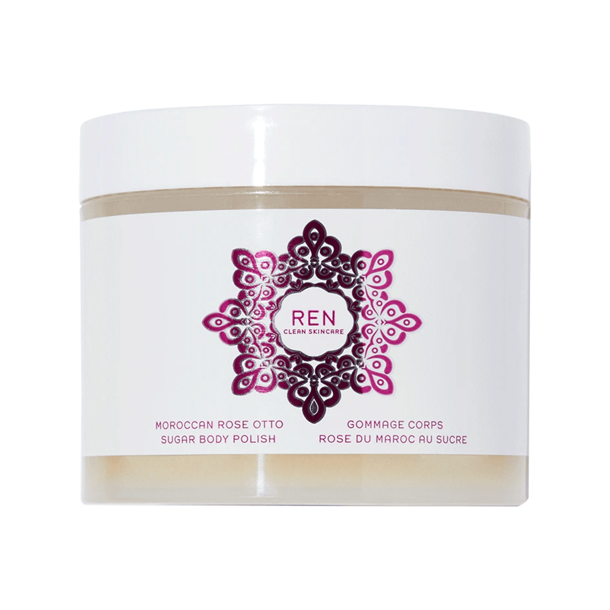 REN Clean Skincare Moroccan Rose Otto Sugar Body Polish at Socialite Beauty Canada