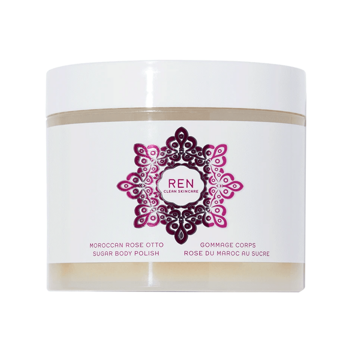 REN Clean Skincare Moroccan Rose Otto Sugar Body Polish at Socialite Beauty Canada