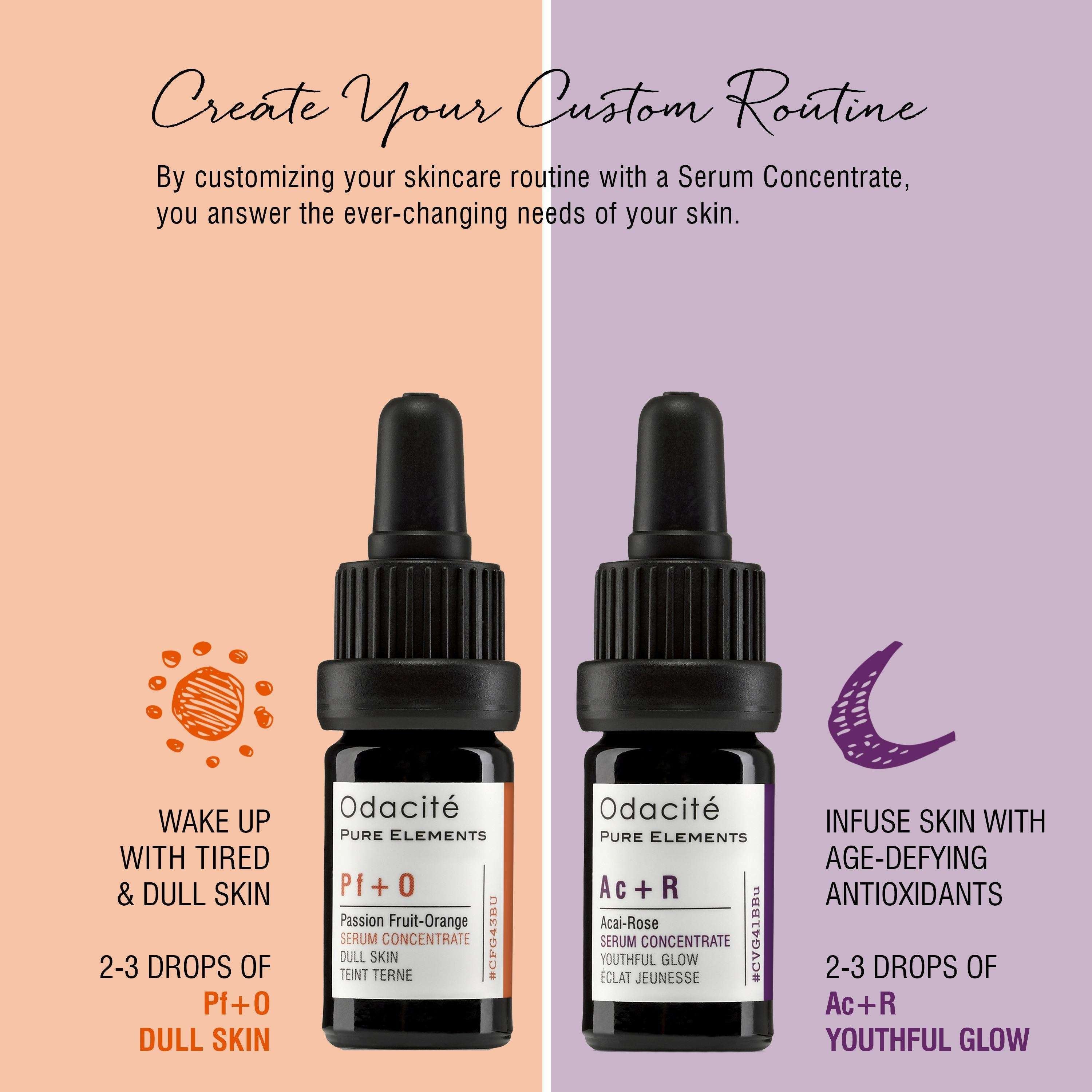 Odacité Pf+O | Dull Skin Passion Fruit Orange Serum Concentrate at Socialite Beauty Canada