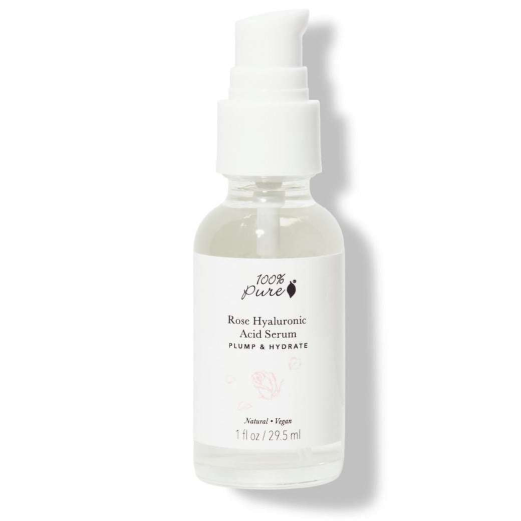 100% Pure® Rose Hyaluronic Acid Serum, 1 Fl Oz / 29 mL