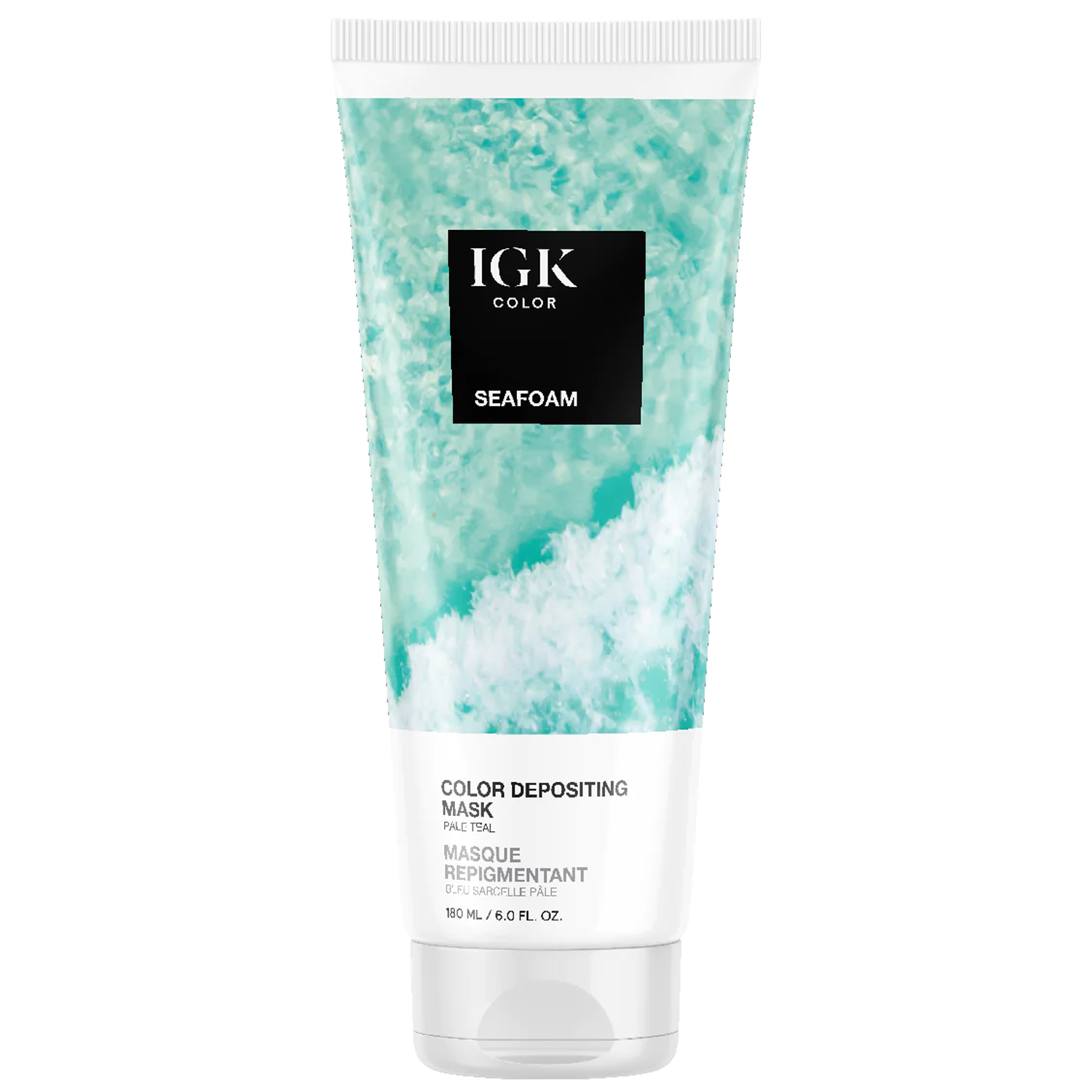 IGK Hair Color Depositing Mask, Seafoam