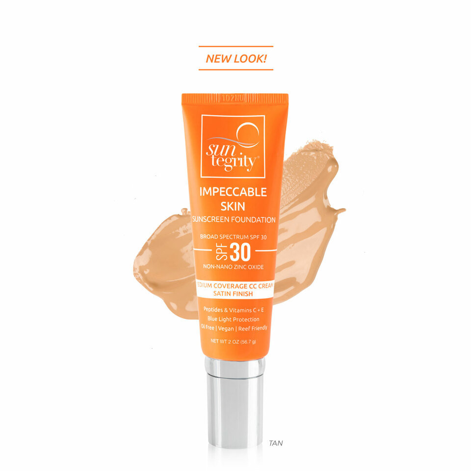 Suntegrity® Impeccable Skin Sunscreen Foundation SPF 30, Tan SPF 30