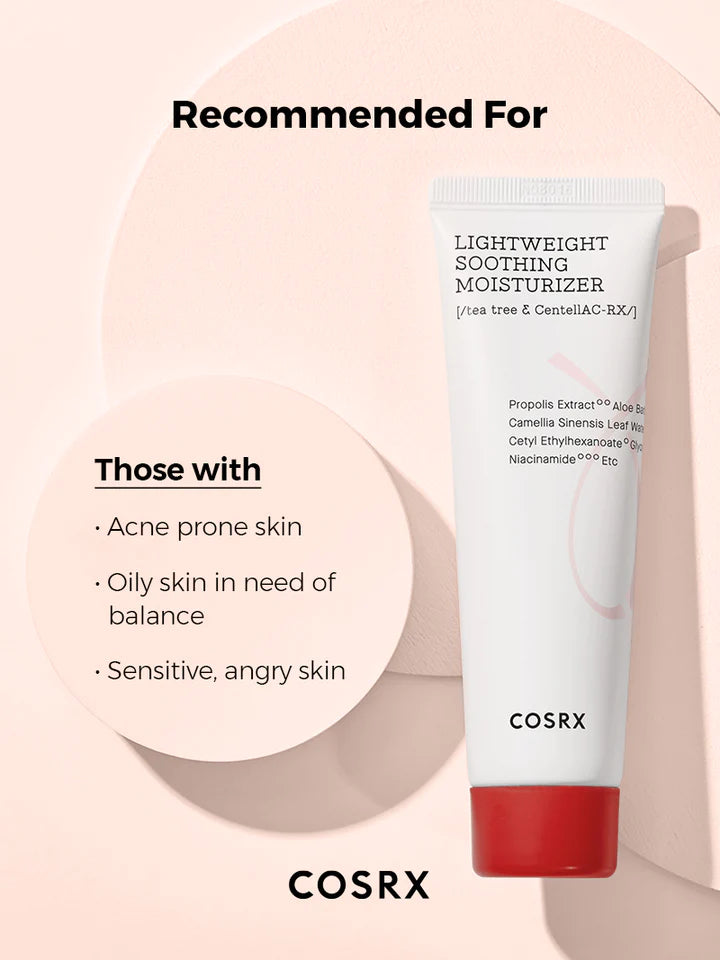 COSRX AC Collection Lightweight Soothing Moisturizer at Socialite Beauty Canada