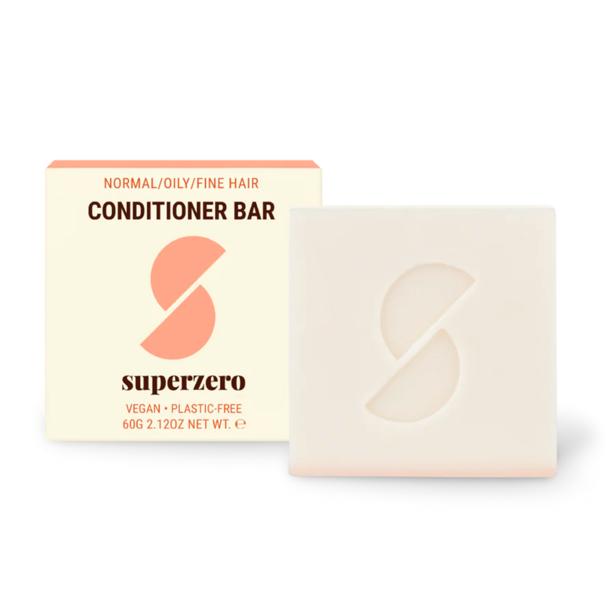 Superzero Avocado + Hemisqualane Conditioner Bar for Normal, Oily, Fine Hair at Socialite Beauty Canada