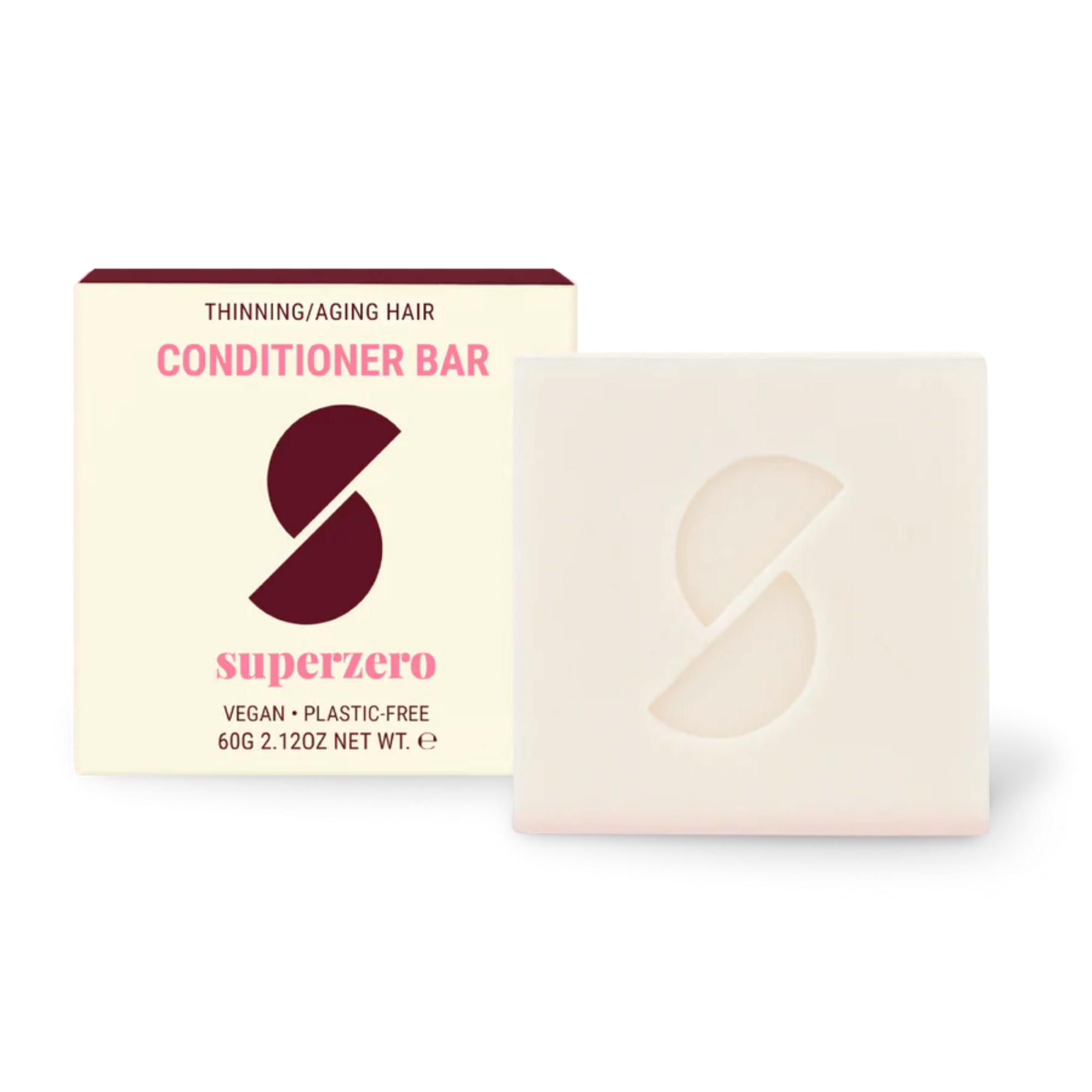 Superzero Caffeine + Provitamin b5 Conditioner Bar for Thinning, Aging Hair at Socialite Beauty Canada