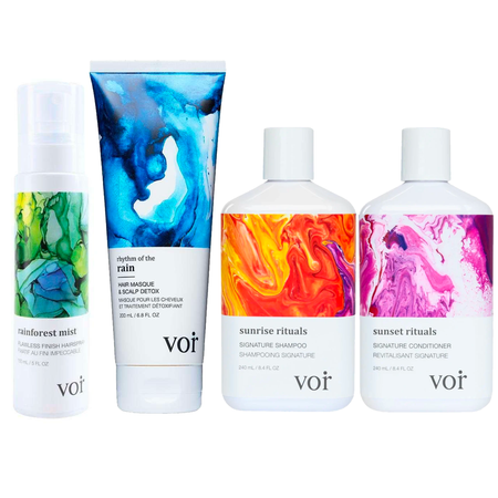 Complete Haircare Ritual by VOIR Haircare available online in Canada at Socialite Beauty.