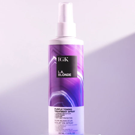 IGK Hair L.A. Blonde - Purple Toning Treatment Spray at Socialite Beauty Canada