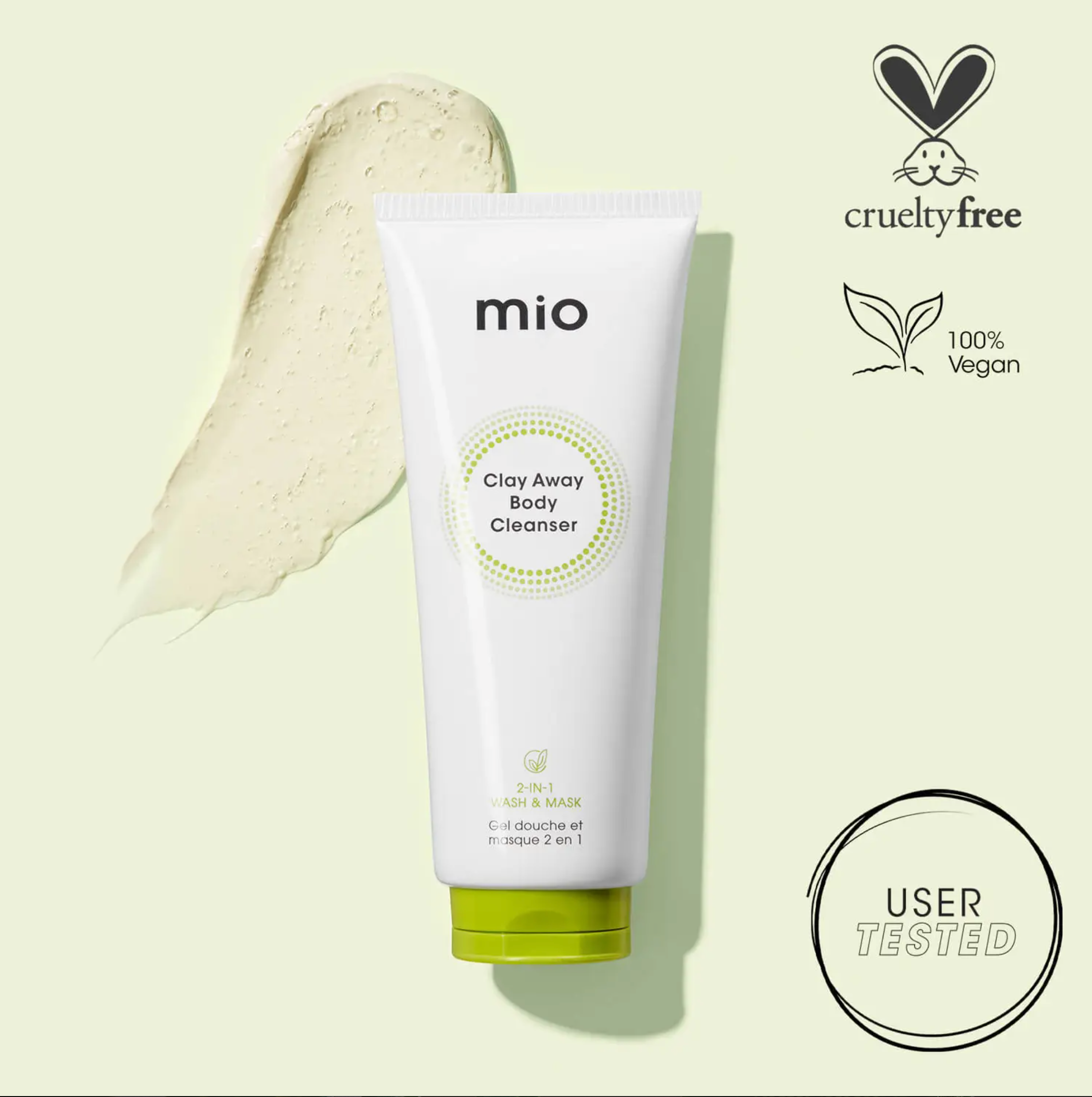 Mio Skincare Clay Away Body Cleanser at Socialite Beauty Canada
