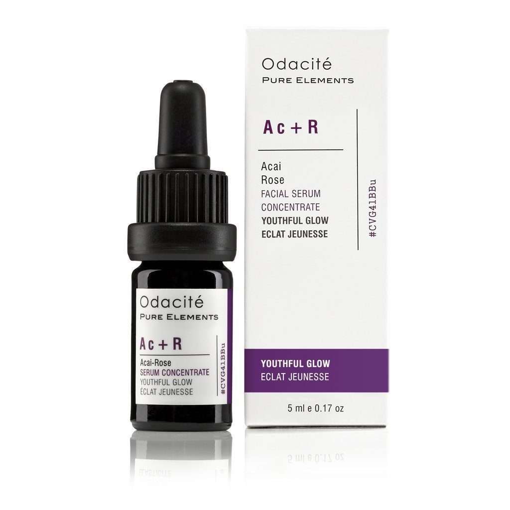 Odacité Ac+R | Youthful Glow Acai Rose Serum Concentrate at Socialite Beauty Canada