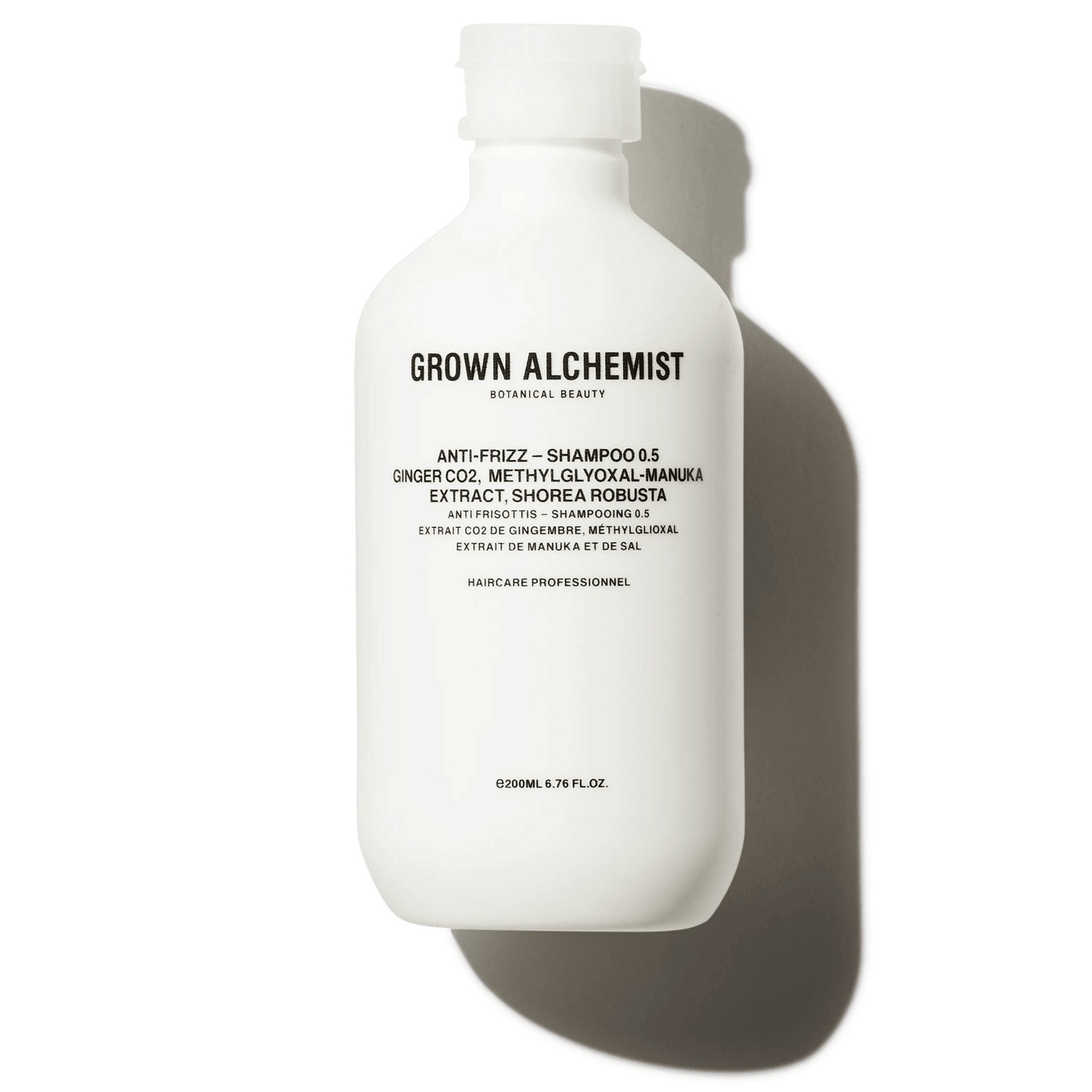 Grown Alchemist Anti-Frizz - Shampoo 0.5: Ginger CO2, Methylglyoxal-Manuka Extract, Shorea Robusta, 200ml