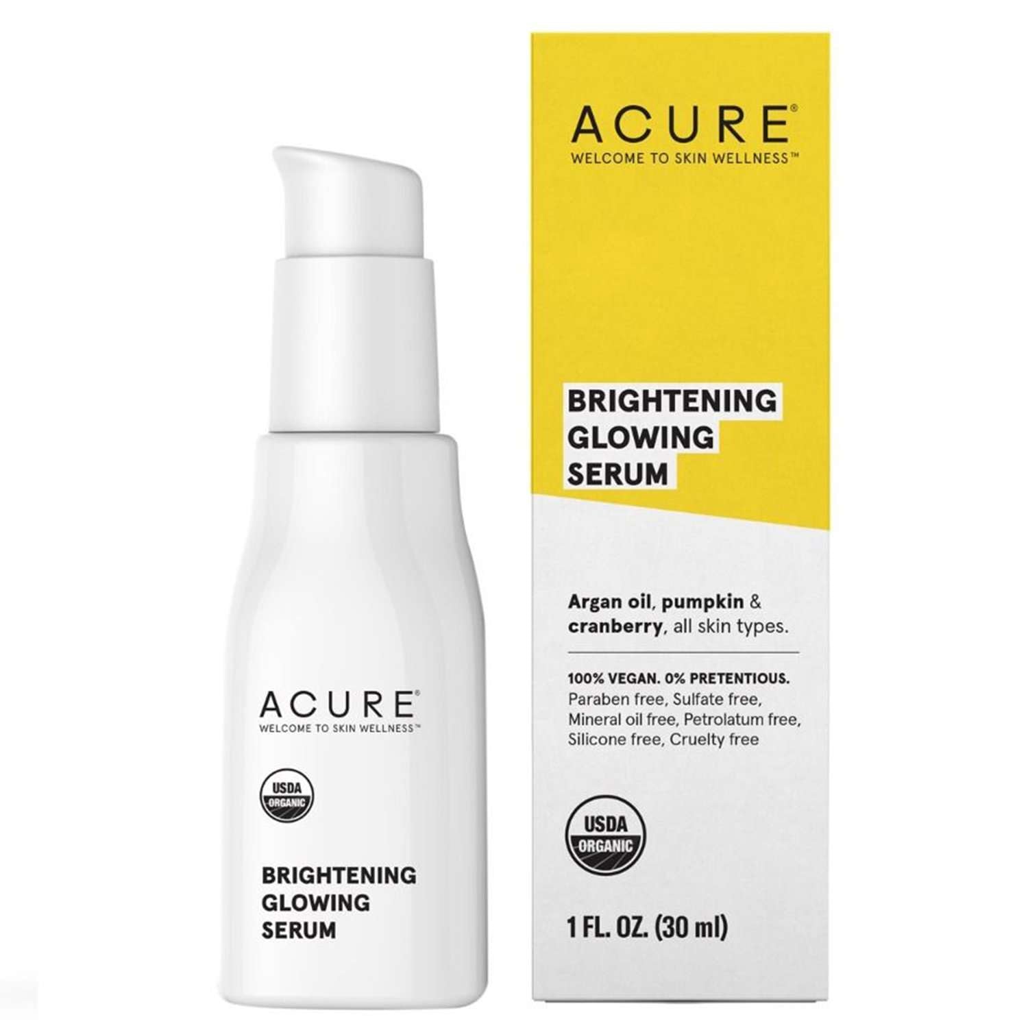 ACURE® Brightening Glowing Serum at Socialite Beauty Canada