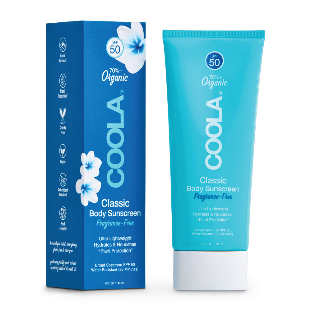 Coola® Classic Body Organic Sunscreen Lotion SPF 50 - Fragrance-Free at Socialite Beauty Canada
