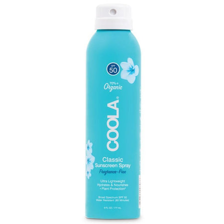 Coola® Classic Sunscreen Spray SPF 50 - Fragrance Free, 6 FL OZ / 177 mL